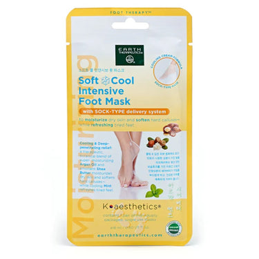 Soft & Cool Intensive Foot Mask - Earth Therapeutics